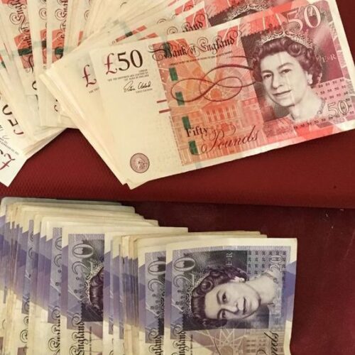 british pounds sterling to usd counterfeit bills